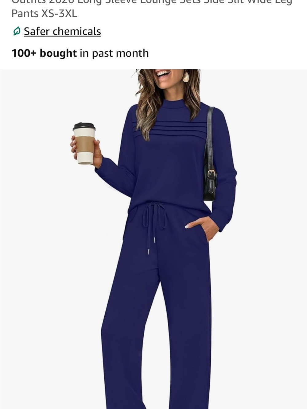 Casual lounge set in Deep Blue never worn